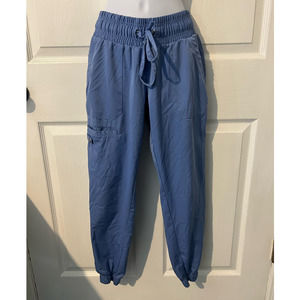 HH Works By Healing‎ Hands Scrub Pants Blue Size XSmall Petite